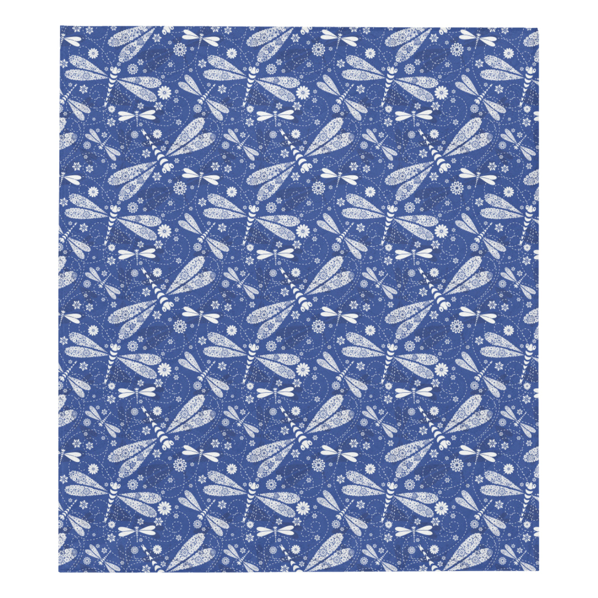 Dragonfly Pattern Print Design 03 Premium Quilt