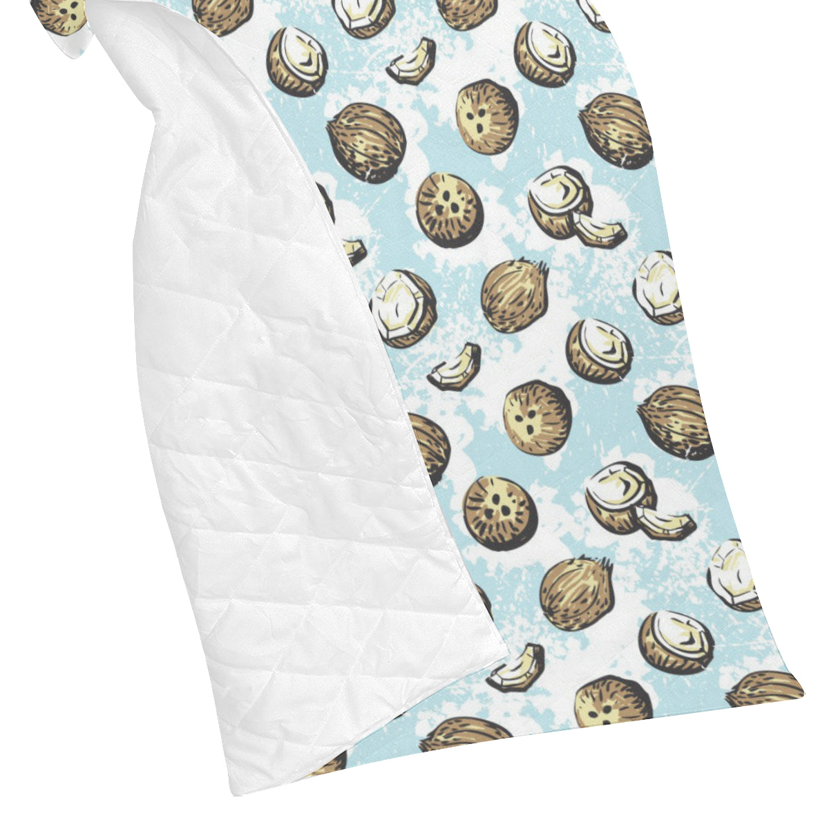 Coconut Pattern Print Design CN01 Premium Quilt