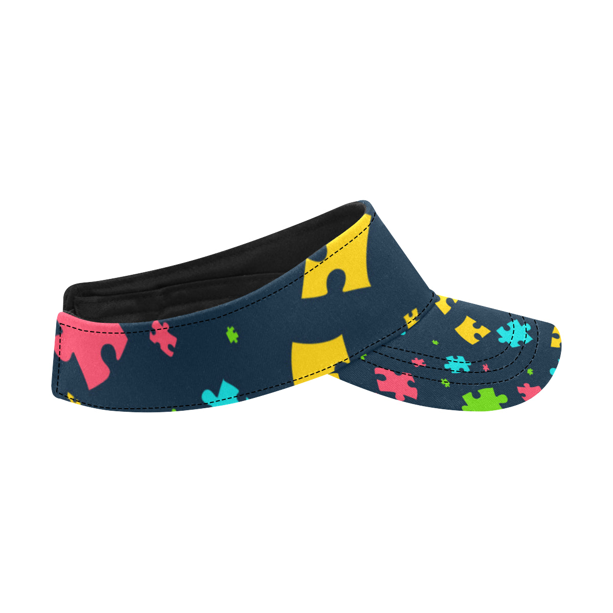 Autism Awareness Colorful Design Print Unisex Sun Visor