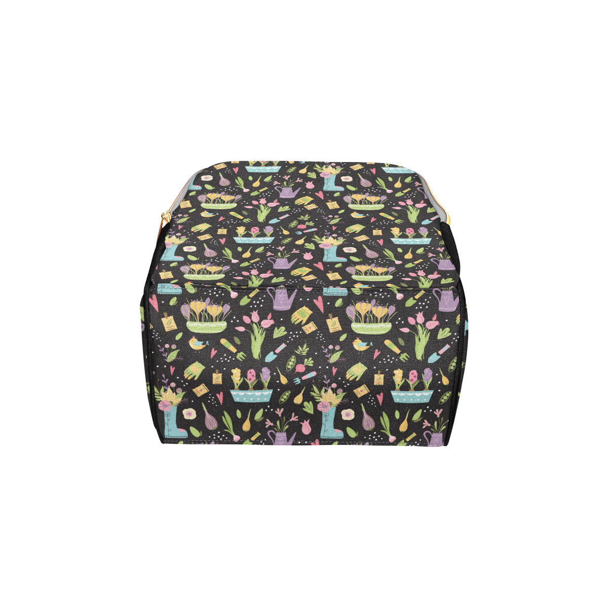 Gardening Pattern Print Design G03 Diaper Bag Backpack