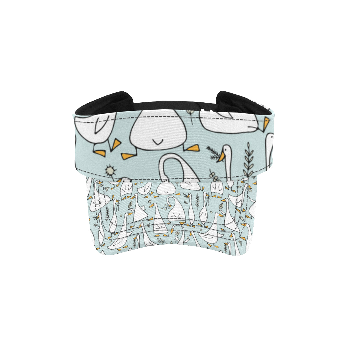 Goose Pattern Print Design 03 Unisex Sun Visor
