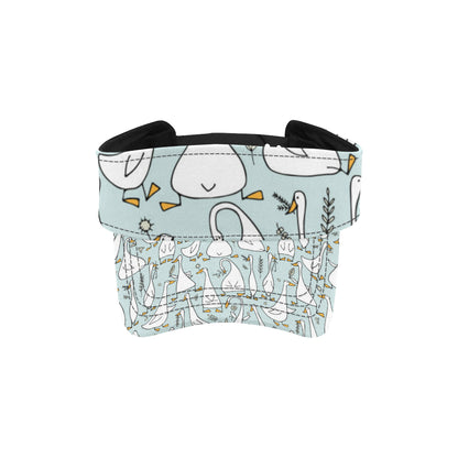 Goose Pattern Print Design 03 Unisex Sun Visor