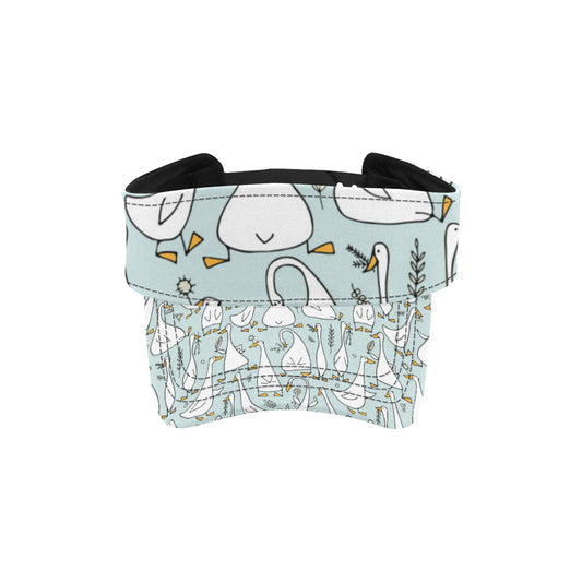 Goose Pattern Print Design 03 Unisex Sun Visor