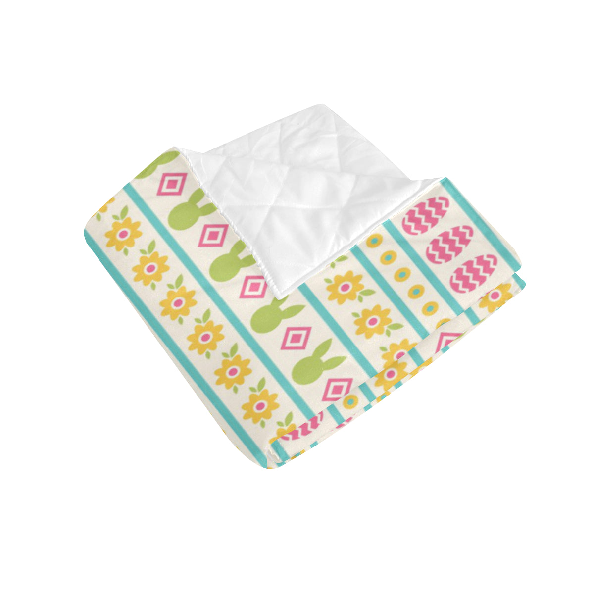 Easter Eggs Pattern Print Design RB016 Premium Quilt