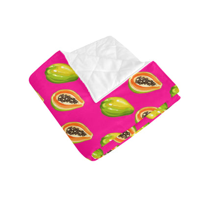 Papaya Pattern Print Design PP02 Premium Quilt