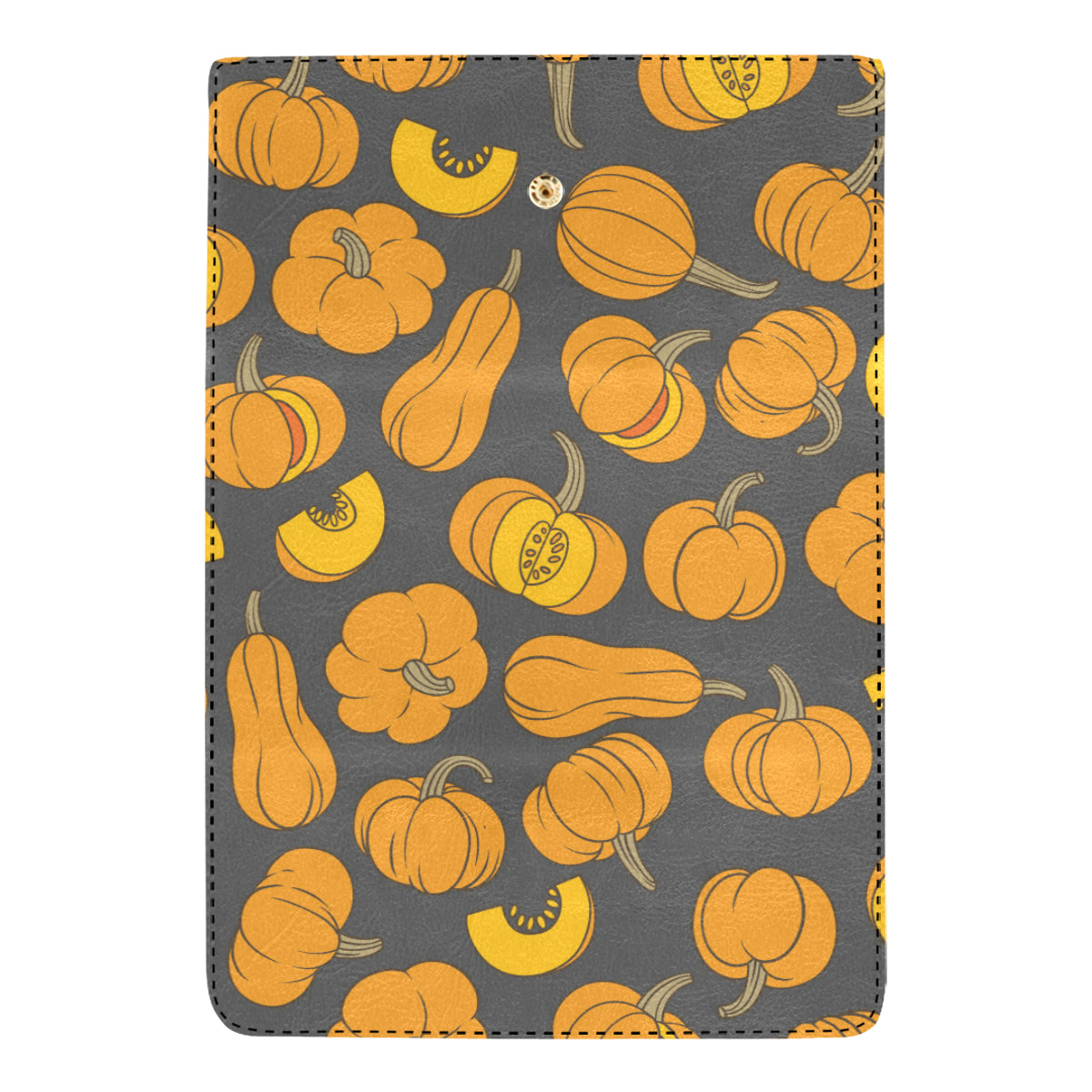 Pumpkin Pattern Print Design A03 Women's Trifold Wallet