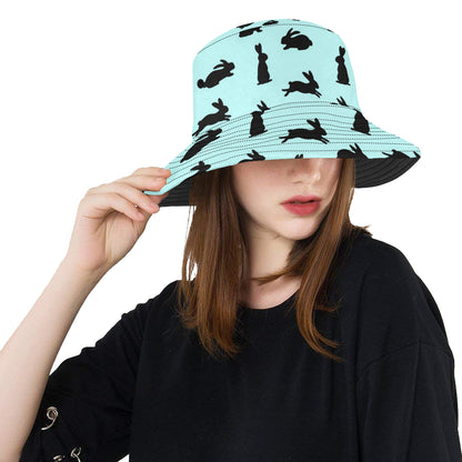 Rabbit Pattern Print Design RB010 Unisex Bucket Hat