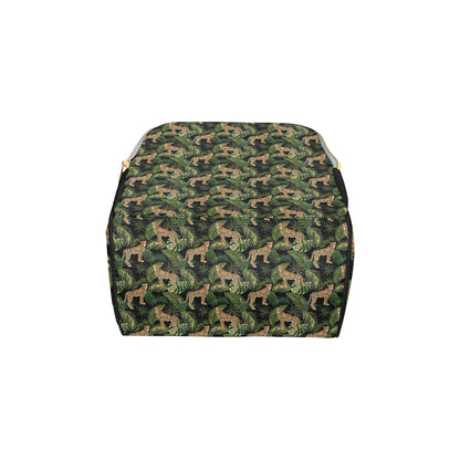 Cheetah Pattern Print Design 05 Diaper Bag Backpack