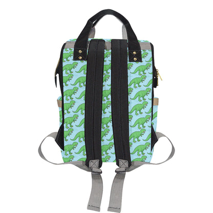 T Rex Pattern Print Design A01 Diaper Bag Backpack