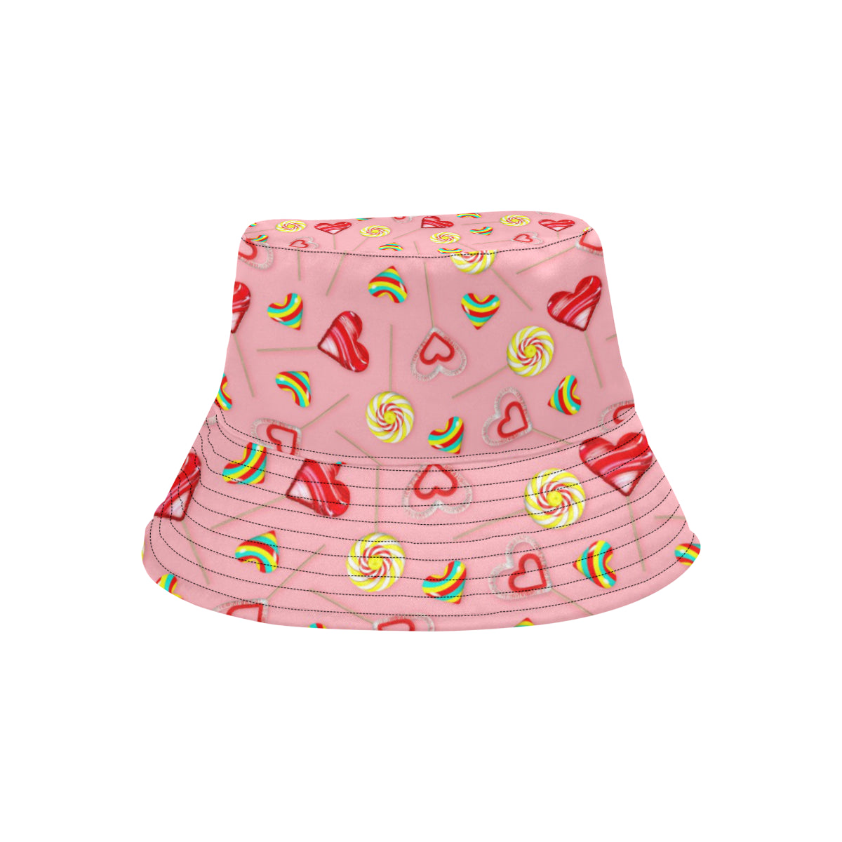 Lollipop Pattern Print Design LL05 Unisex Bucket Hat