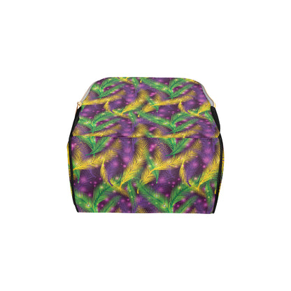 Mardi Gras Pattern Print Design 09 Diaper Bag Backpack