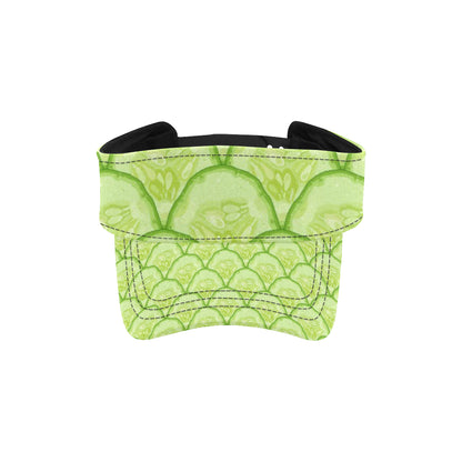 Cucumber Pattern Print Design CC04 Unisex Sun Visor
