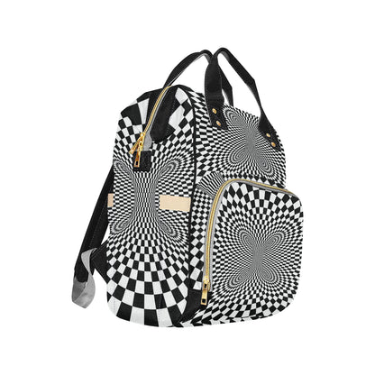 Optical illusion Projection Torus Diaper Bag Backpack