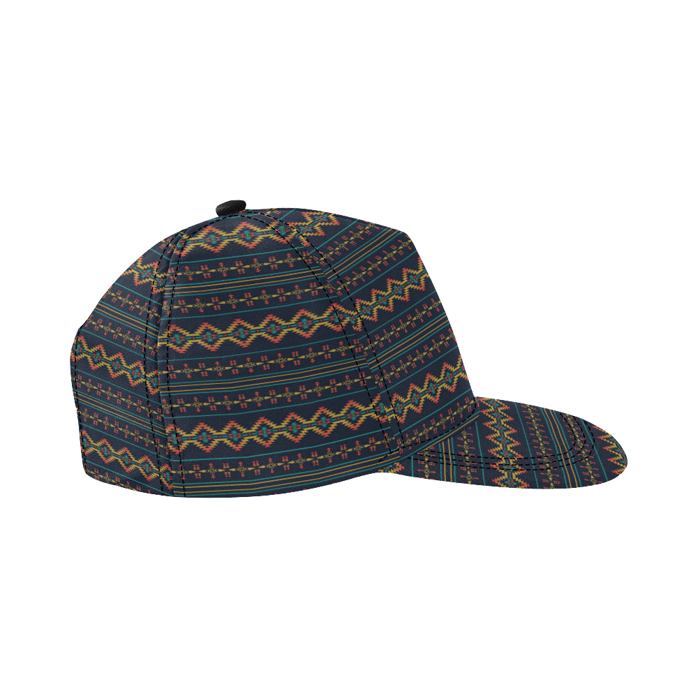 Southwest American Design Themed Print Snapback Cap