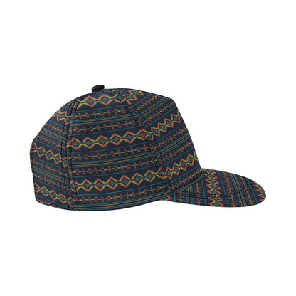 Southwest American Design Themed Print Snapback Cap