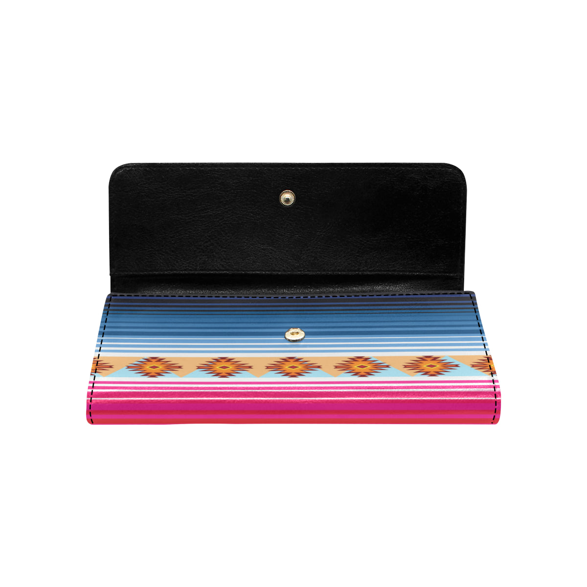 Mexican Pattern Print Design 03 Women's Trifold Wallet
