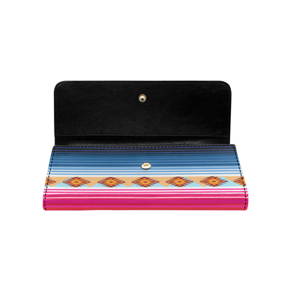 Mexican Pattern Print Design 03 Women's Trifold Wallet