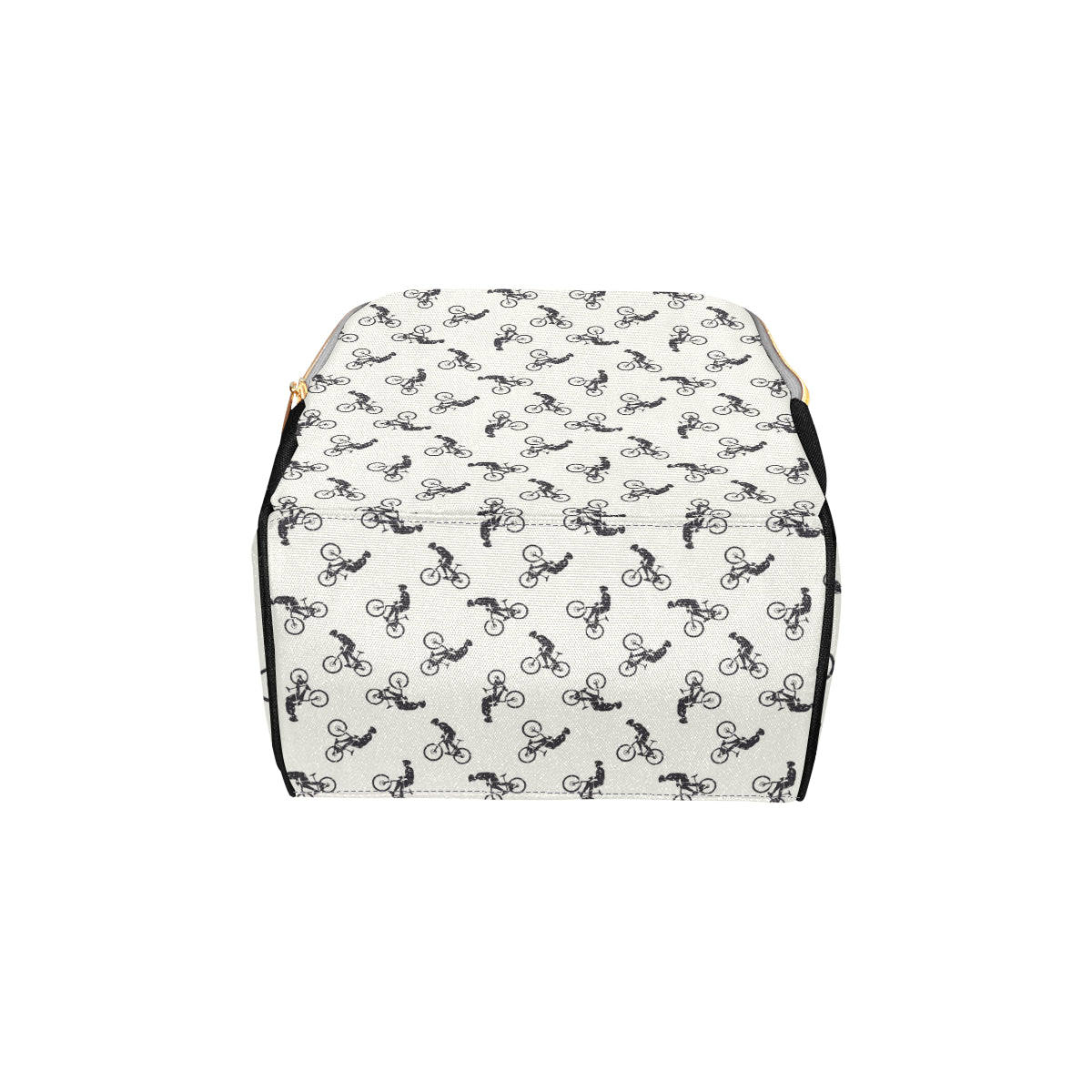 Mountain bike Pattern Print Design 01 Diaper Bag Backpack