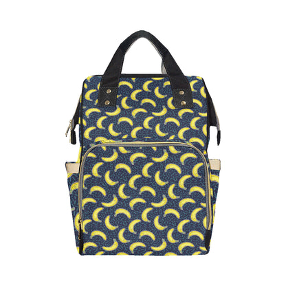 Banana Pattern Print Design BA09 Diaper Bag Backpack