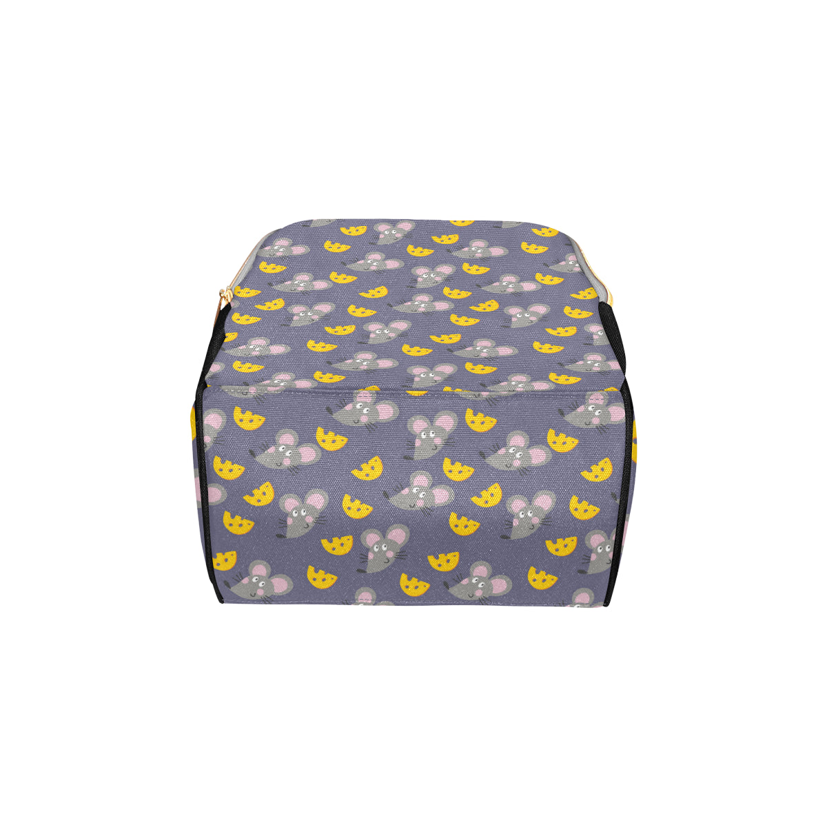 Rat With Cheese Pattern Print Design 01 Diaper Bag Backpack