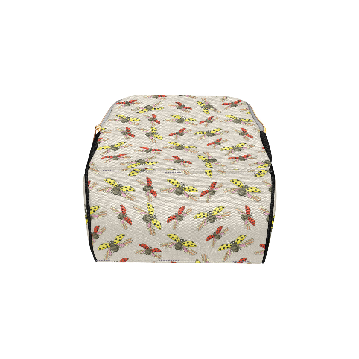 Ladybug Pattern Print Design 04 Diaper Bag Backpack