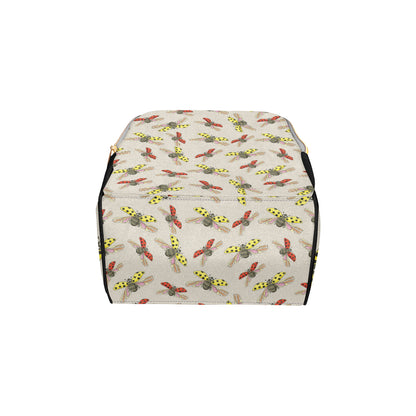 Ladybug Pattern Print Design 04 Diaper Bag Backpack
