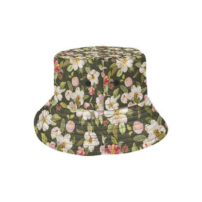 Apple blossom Pattern Print Design AB01 Unisex Bucket Hat