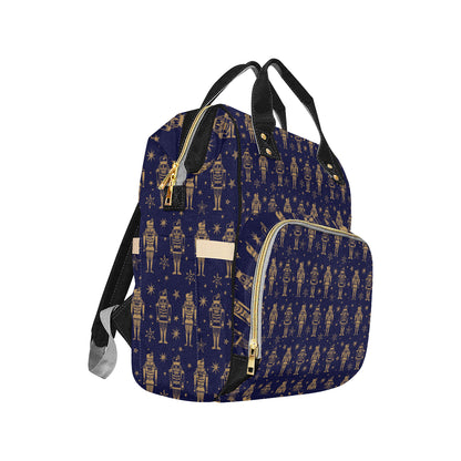 Nutcracker Pattern Print Design A05 Diaper Bag Backpack
