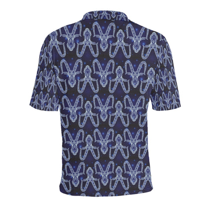 Capricorn Zodiac Pattern Print Design 03 Men Polo Shirt