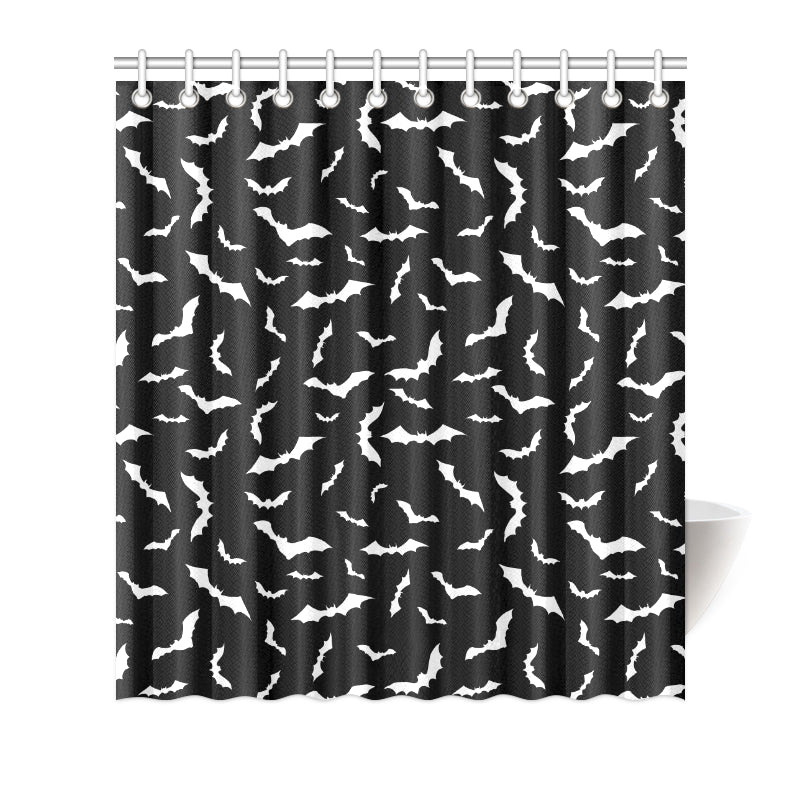 Bat Pattern Print Design 05 Shower Curtain