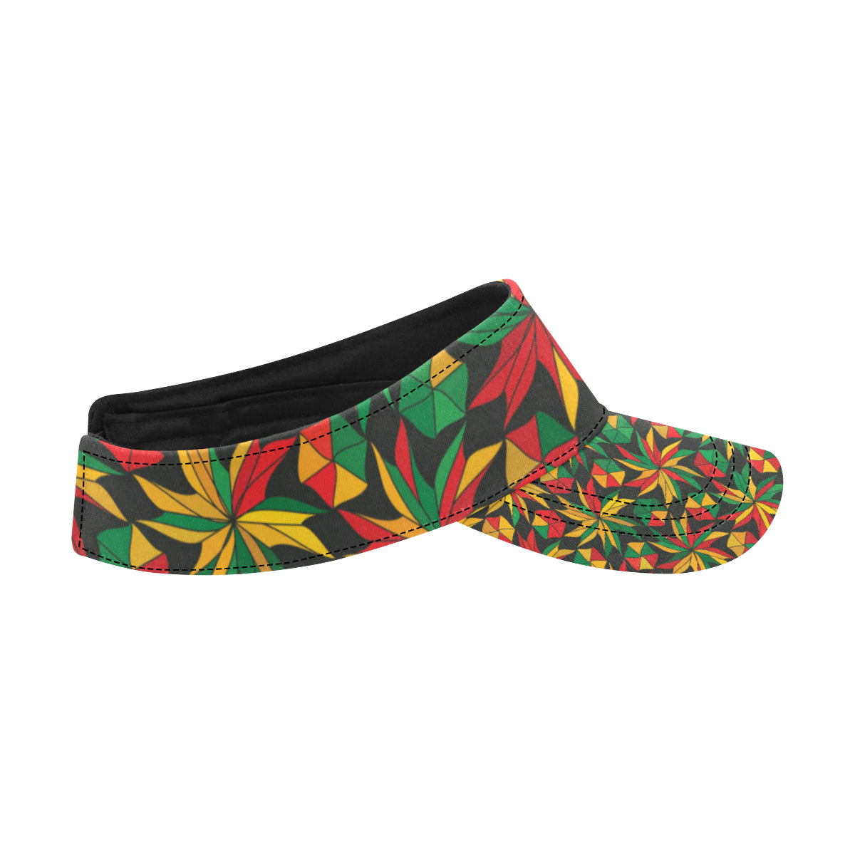 Rastafarian Pattern Print Design A03 Unisex Sun Visor