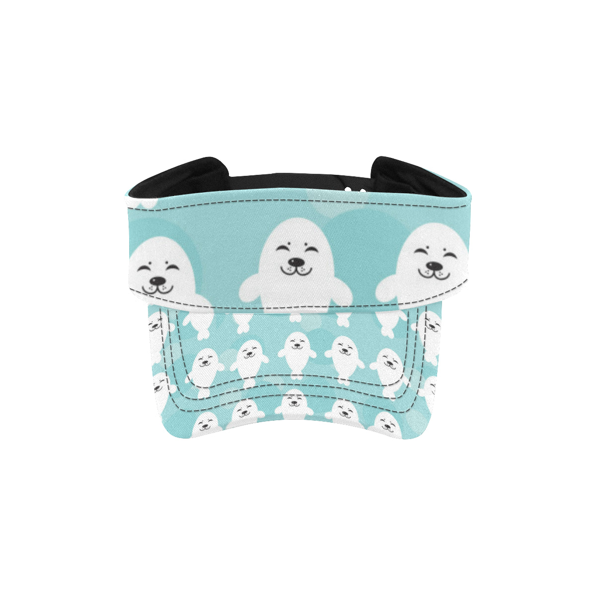 Sea Lion Baby Pattern Print Design 01 Unisex Sun Visor