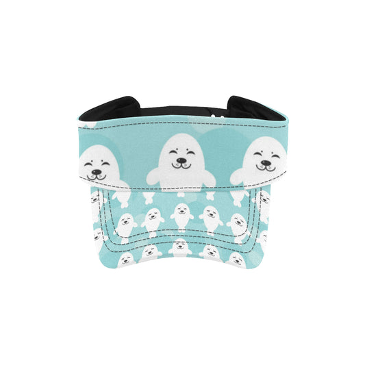 Sea Lion Baby Pattern Print Design 01 Unisex Sun Visor