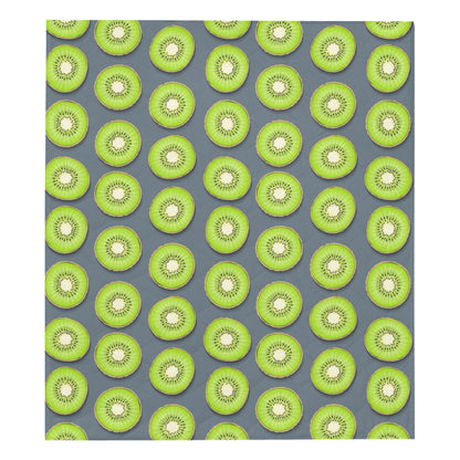 Kiwi Pattern Print Design KW06 Premium Quilt