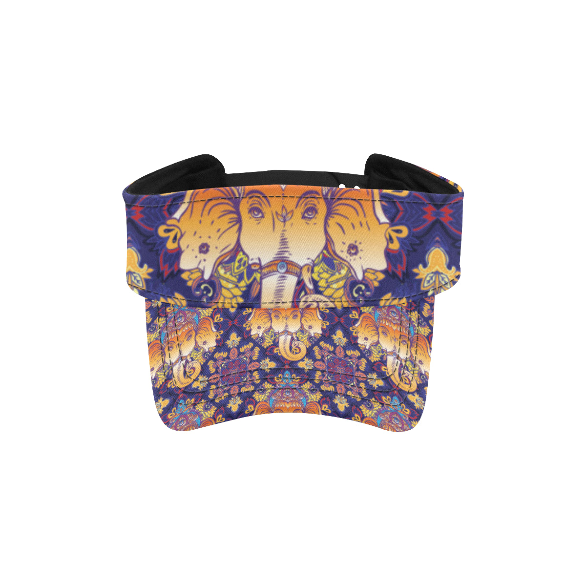 Ganesha Pattern Print Design 01 Unisex Sun Visor