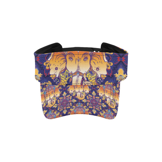 Ganesha Pattern Print Design 01 Unisex Sun Visor