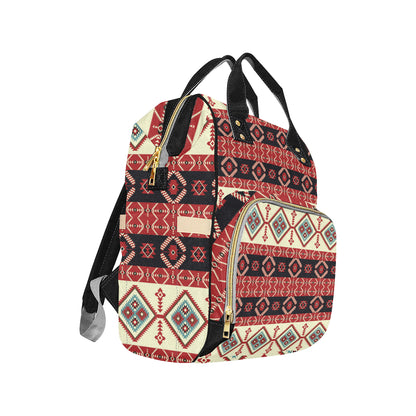 Navajo Pattern Print Design A05 Diaper Bag Backpack
