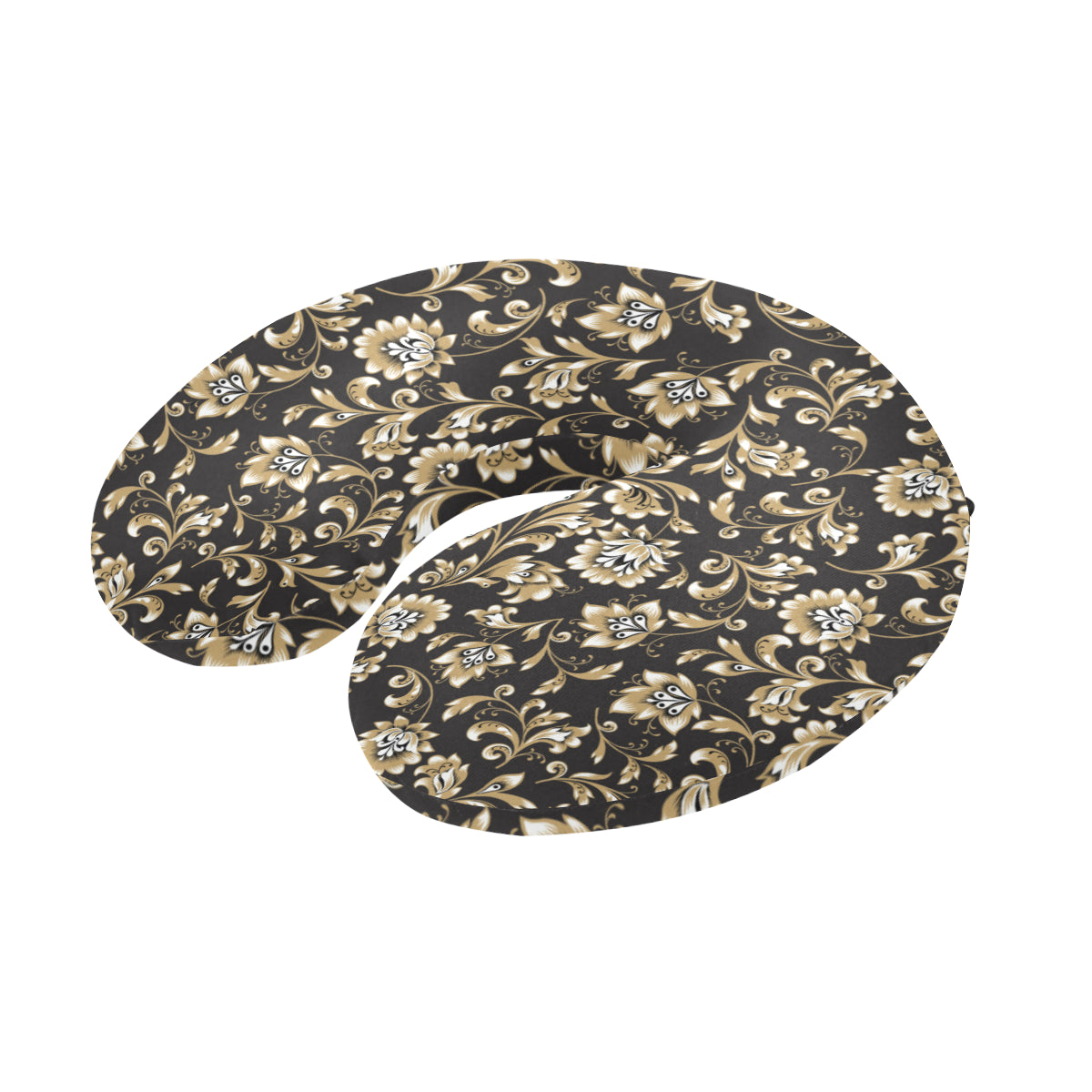 Brocade Pattern Print Design 03 U-Shaped Travel Neck Pillow