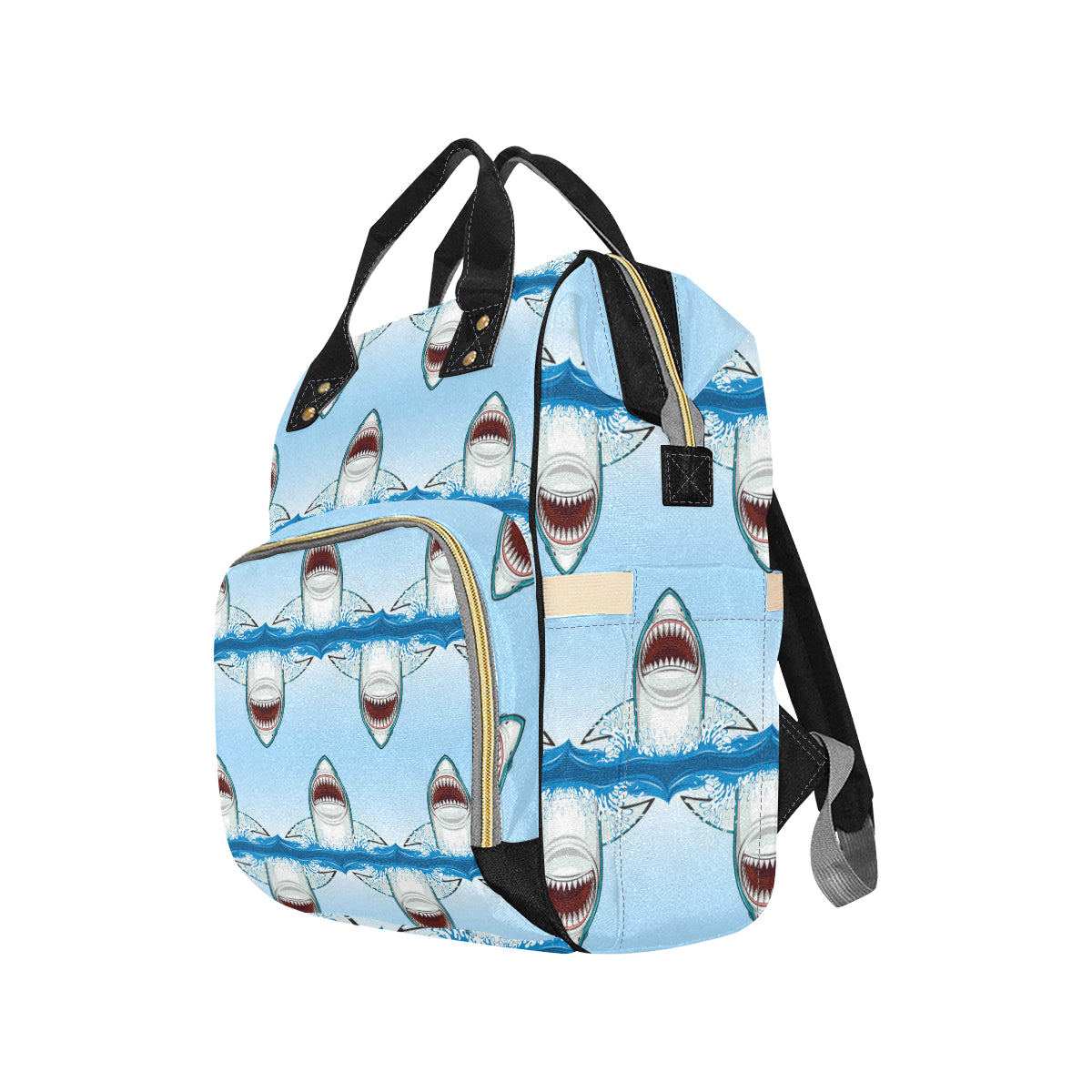 Shark Bite Diaper Bag Backpack