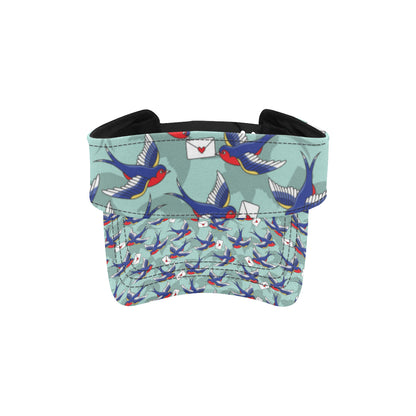 Swallow Bird Pattern Print Design 02 Unisex Sun Visor