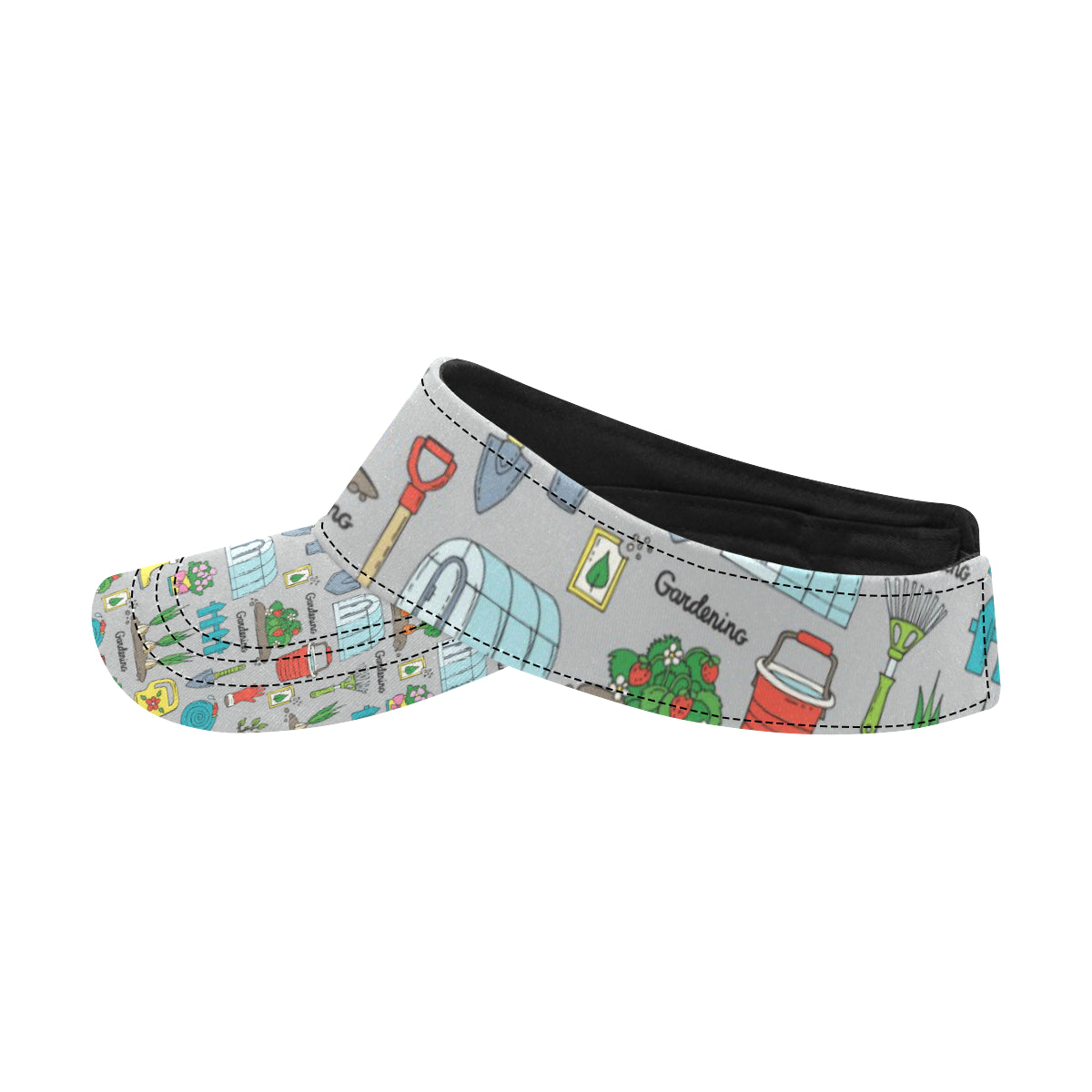 Gardening Pattern Print Design G07 Unisex Sun Visor