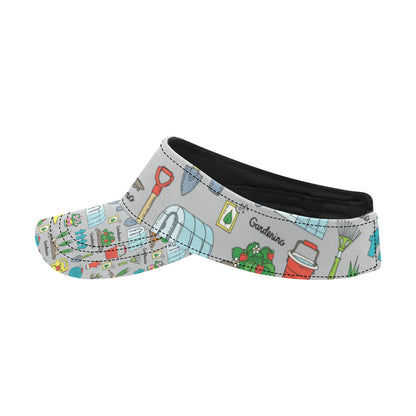 Gardening Pattern Print Design G07 Unisex Sun Visor
