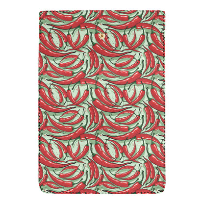 Chilli Pepper Pattern Print Design 04 Women's Trifold Wallet