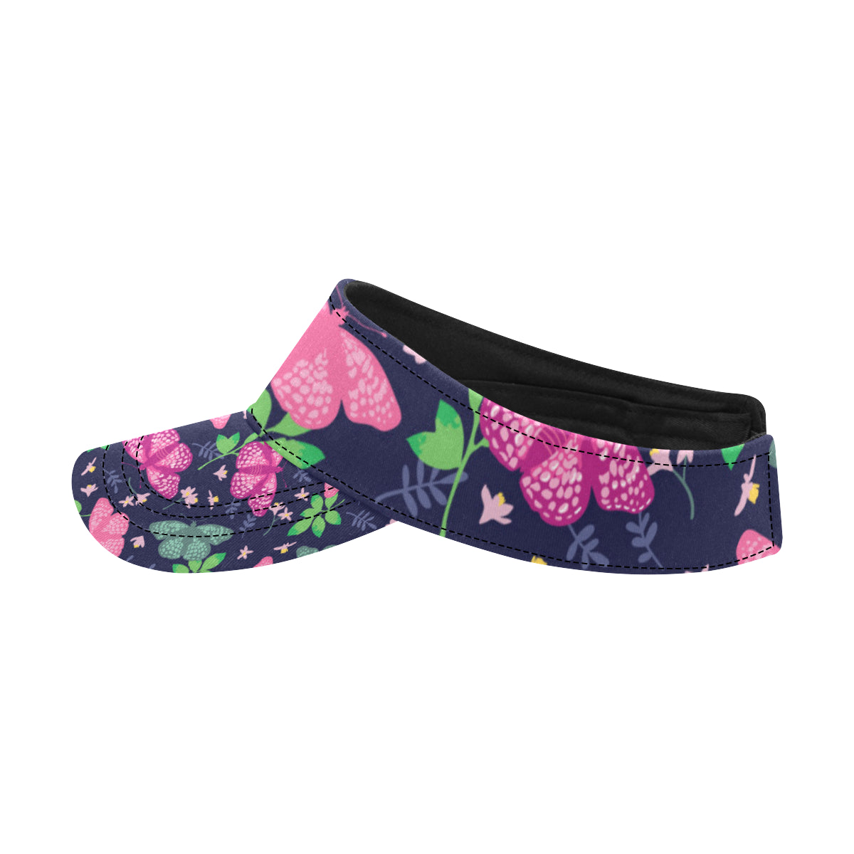 Monarch Butterfly Pattern Print Design 03 Unisex Sun Visor