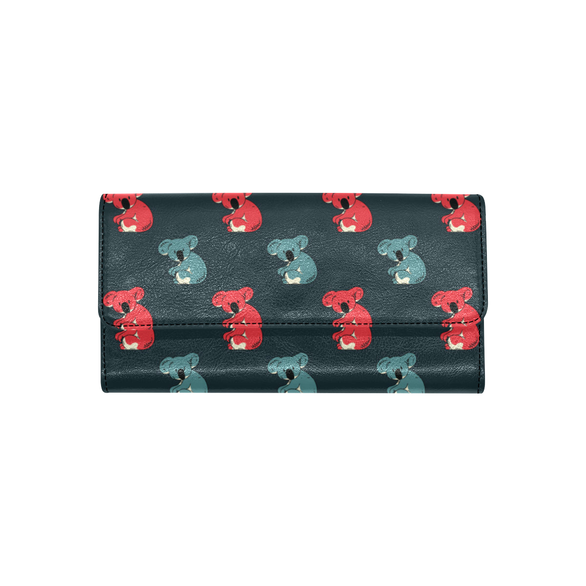 Koala Pattern Print Design 02 Women's Trifold Wallet
