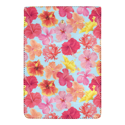 Hibiscus Pattern Print Design HB020 Women's Trifold Wallet