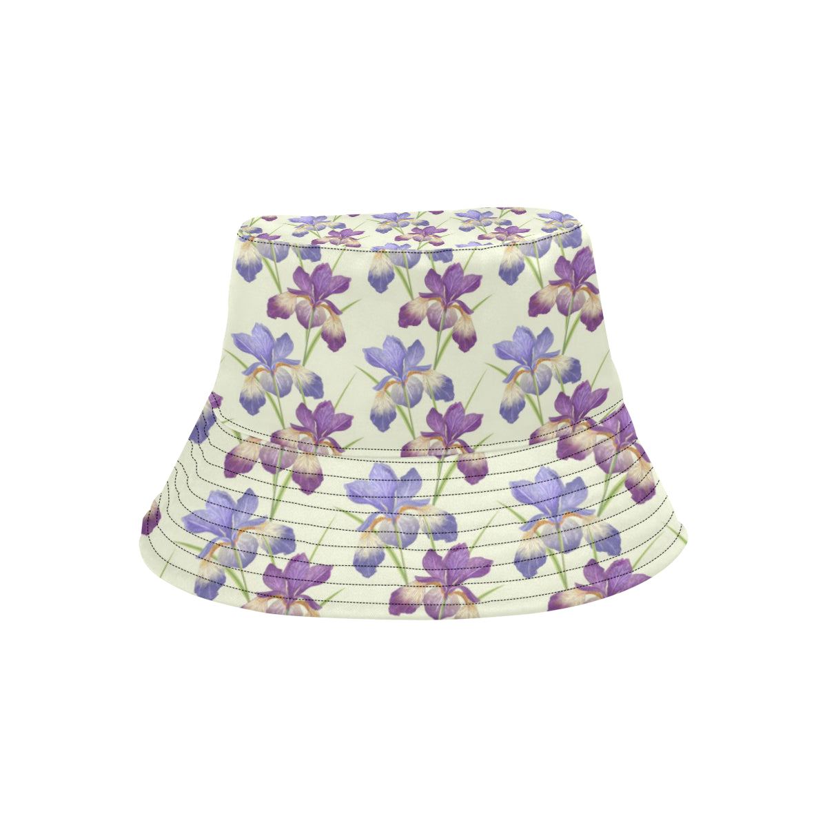 Iris Pattern Print Design IR08 Unisex Bucket Hat