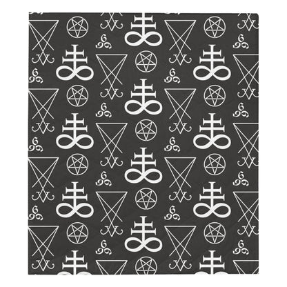 Pentagram Pattern Print Design A04 Premium Quilt