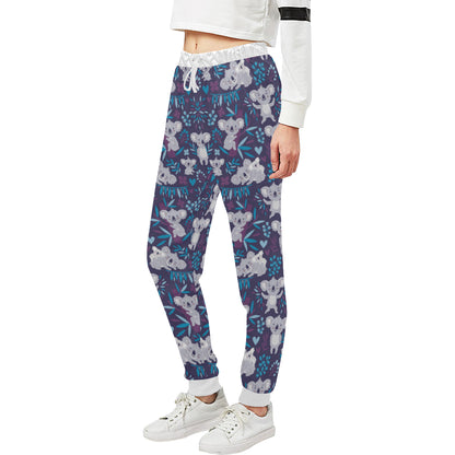 Koala Cute Themed Design Print Unisex Sweatpants