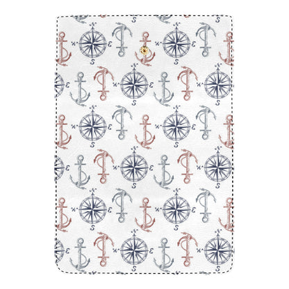 Anchor Pattern Print Design 06 Women's Trifold Wallet